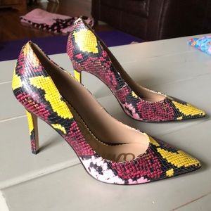 Sam Edelman multi-colored pumps